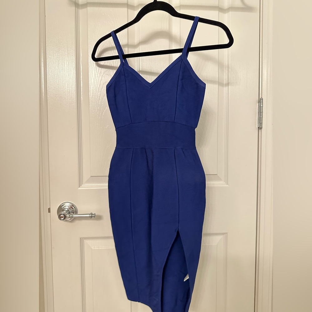 Blue bandage dress: Size Small